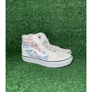 Vans Filmore Hi Heart Tie Dye High Top Skate Shoes Sneakers Sk8 Hi Girls Size 5